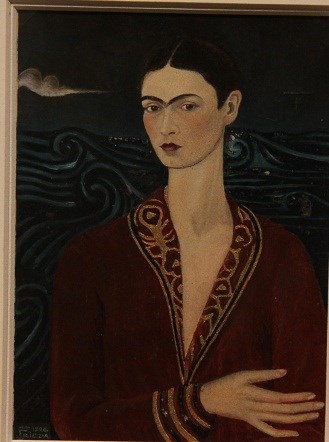 043-Автопортрет в вельветовом платье, 1926, Фрида Кало